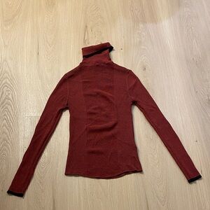 Topshop Rust Turtleneck Sweater